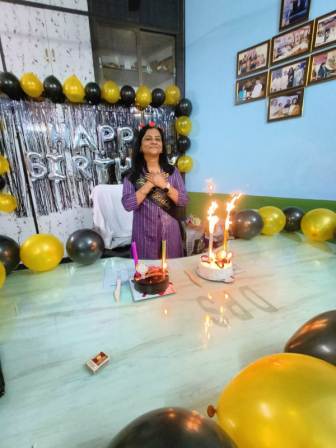 On 14-Aug-2023, We celebrated Director Mam's Birthday. She doesn't just keep everything ticking over fine, She constantly striving to improve things and make our school better! You are a beacon of light in this school and we are so glad to have you as our principal.