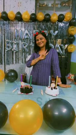 On 14-Aug-2023, We celebrated Director Mam's Birthday. She doesn't just keep everything ticking over fine, She constantly striving to improve things and make our school better! You are a beacon of light in this school and we are so glad to have you as our principal.